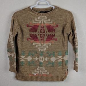 LAUREN Ralph Lauren Tribal Aztec Sweater